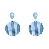 Ohrring - Kreis mit Streifen - Fox by Ren